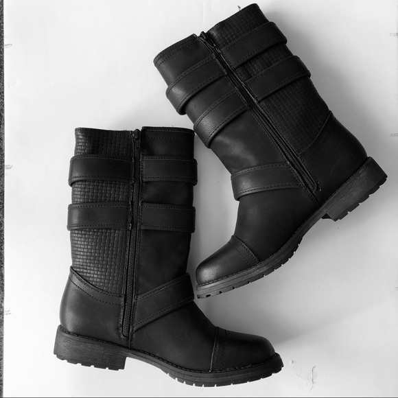 Roxy Martinez Moto Boots Faux Fur Lined 